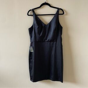 NWT Bebe Sleeveless Black Dress Size L
